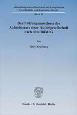 Der Prüfungsausschuss des Aufsichtsrats einer Aktiengesellschaft nach dem BilMoG