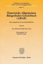 Österreichs Allgemeines Bürgerliches Gesetzbuch (ABGB)