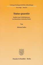 Status quaestio