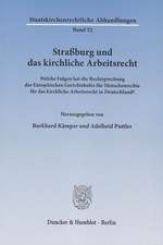 Straßburg und das kirchliche Arbeitsrecht