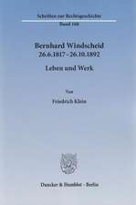 Bernhard Windscheid 26.6.1817-26.10.1892