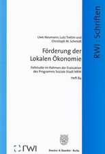 Förderung der Lokalen Ökonomie