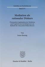 Mediation als rationaler Diskurs