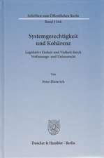 Systemgerechtigkeit und Kohärenz