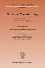 Markt und Verantwortung