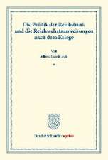 Die Politik der Reichsbank und die Reichsschatzanweisungen nach dem Kriege.