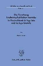 Die Vererbung landwirtschaftlicher Betriebe in Deutschland de lege lata und de lege ferenda.