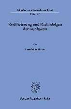 Kodifizierung und Rechtsfolgen der Konfusion.