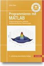 Programmieren mit MATLAB