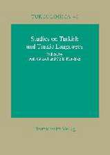 Studies on Turkish and Turkic Languages