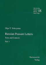 Russian Peasant Letters