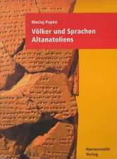 Volker Und Sprachen Altanatoliens: 1. the Reconstruction of Environment. Natural Reso