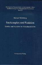 Satzkomplex Und Funktion: Syndese Und Asyndese Im Althocharabischen