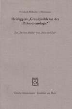 Heideggers Grundprobleme Der Phanomenologie