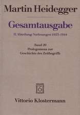 Martin Heidegger, Prolegomena Zur Geschichte Des Zeitbegriffs (Sommersemester 1925): Ein Dialog. Kritische Ausgabe Mit Einleitung, Ubersetzung, Kommentar Von Otto Saame. Tex