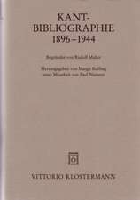 Kant-Bibliographie 1896-1944