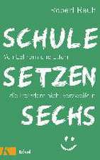 Schule, setzen, sechs