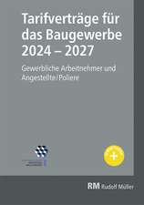 Tarifverträge für das Baugewerbe 2024-2027