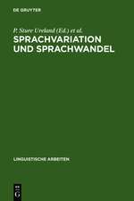 Sprachvariation und Sprachwandel: Probleme der Inter- und Intralinguistik; Akten des 3. Symposions über Sprachkontakt in Europa, Mannheim 1979