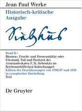 Blumen-, Frucht- und Dornenstükke oder Ehestand, Tod und Hochzeit des Armenadvokaten F. St. Siebenkäs im Reichsmarktflecken Kuhschnappel