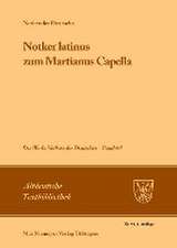 »Notker latinus« zum Martianus Capella