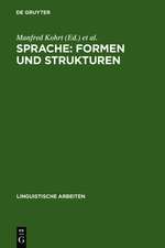 Sprache: Formen und Strukturen: Akten des 15. Linguistischen Kolloquiums : Münster 1980, Bd. 1