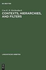 Contexts, hierarchies, and filters: A study of transformational systems as disambiguated languages