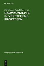 Raumkonzepte in Verstehensprozessen: Interdisziplinäre Beiträge zu Sprache und Raum