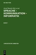 Sprache – Kommunikation – Informatik. Band 1