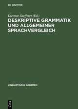 Deskriptive Grammatik und allgemeiner Sprachvergleich