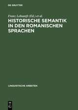 Historische Semantik in den romanischen Sprachen