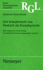 Der Schulerwerb von Deutsch als Fremdsprache: Eine empirische Untersuchung am Beispiel der italienischsprachigen Schweiz