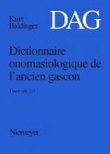 Dictionnaire onomasiologique de l’ancien gascon (DAG). Fascicule 2/3