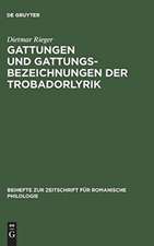 Gattungen und Gattungsbezeichnungen der Trobadorlyrik: Untersuchungen zum altprovenzalischen Sirventes