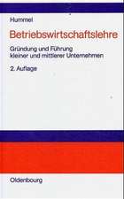 Betriebswirtschaftslehre: Gründung und Führung kleiner und mittlerer Unternehmen