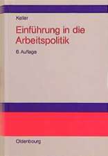 Einführung in die Arbeitspolitik: Arbeitsbeziehungen und Arbeitsmarkt in sozialwissenschaftlicher Perspektive