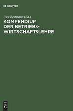 Kompendium der Betriebswirtschaftslehre