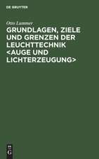 Grundlagen, Ziele und Grenzen der Leuchttechnik <Auge und Lichterzeugung>