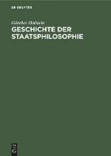 Geschichte der Staatsphilosophie