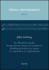 Die Überlieferung der Kompositionen Francesco Landinis in Musikhandschriften des späten 14. und frühen 15. Jahrhunderts