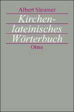 Kirchenlateinisches Wörterbuch