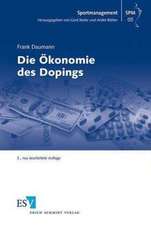 Die Ökonomie des Dopings