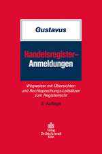 Handelsregister-Anmeldungen