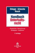 Handbuch Unterhaltsrecht