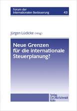 Neue Grenzen für die internationale Steuerplanung?