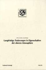 Langfristige Änderungen in Eigenschaften der oberen Atmosphäre