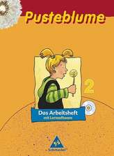 Pusteblume. Das Sprachbuch 2. Arbeitsheft mit Lernsoftware. Mitte / Nord