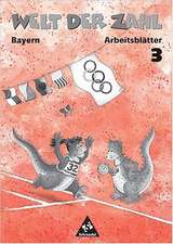 Welt der Zahl 3. Arbeitsheft. Bayern. Euro-Ausgabe