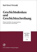 Geschichtsdenken und Geschichtsschreibung