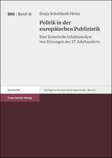 Politik in der europäischen Publizistik